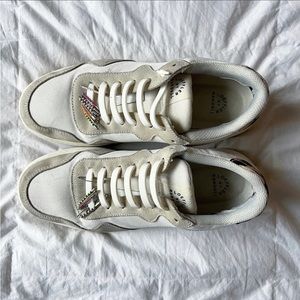 Loeffler Randall NY Dad Sneakers with Safety Pins